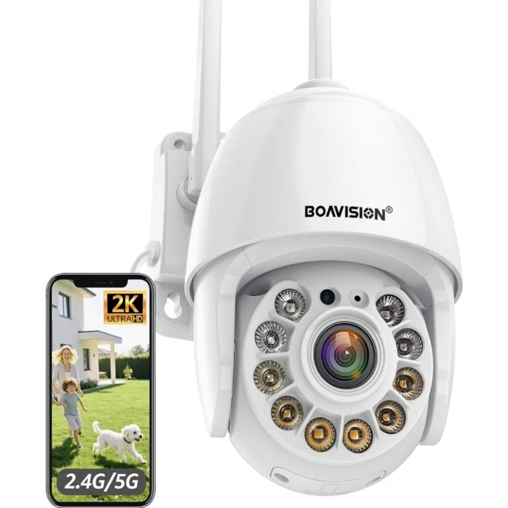 Boavision HD22M102M Mini PTZ Wireless Pan/Tilt Home Security Camera HD New